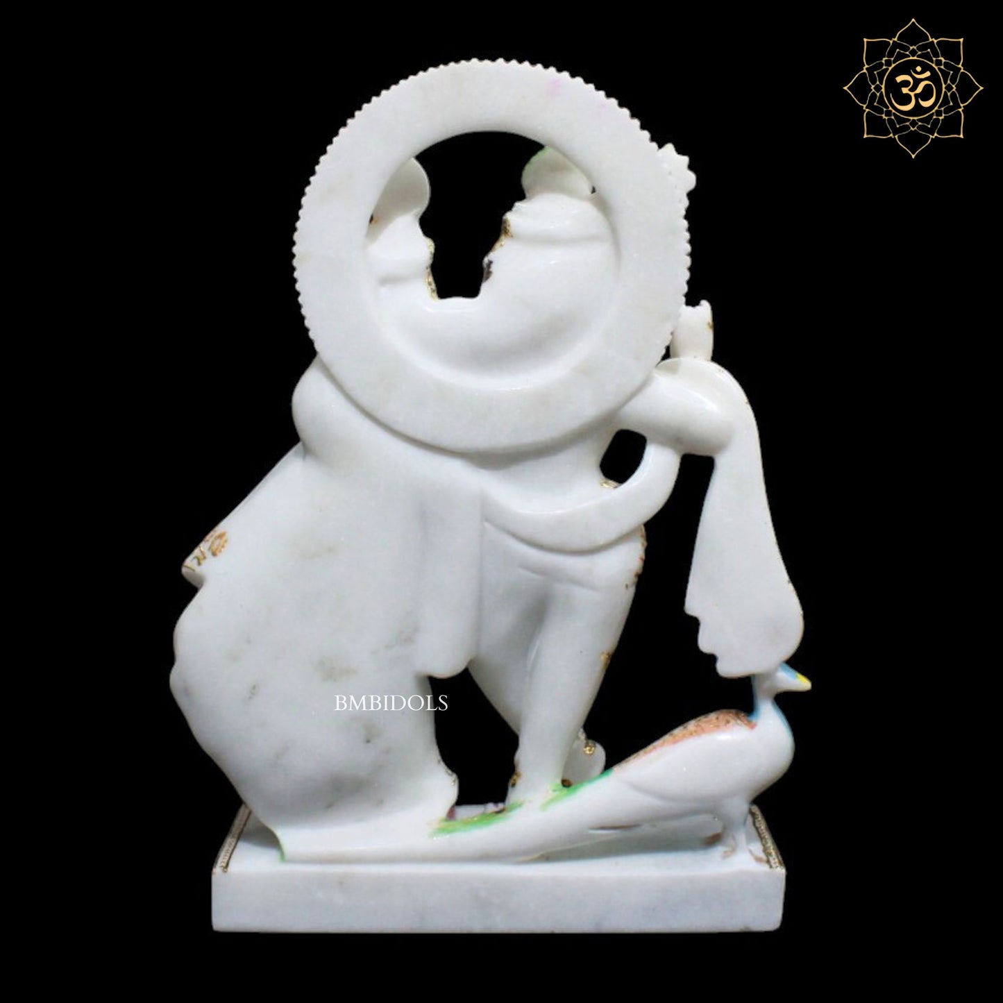 18inch Marble Jugal Radha Krishna Murti for Homes and Temples