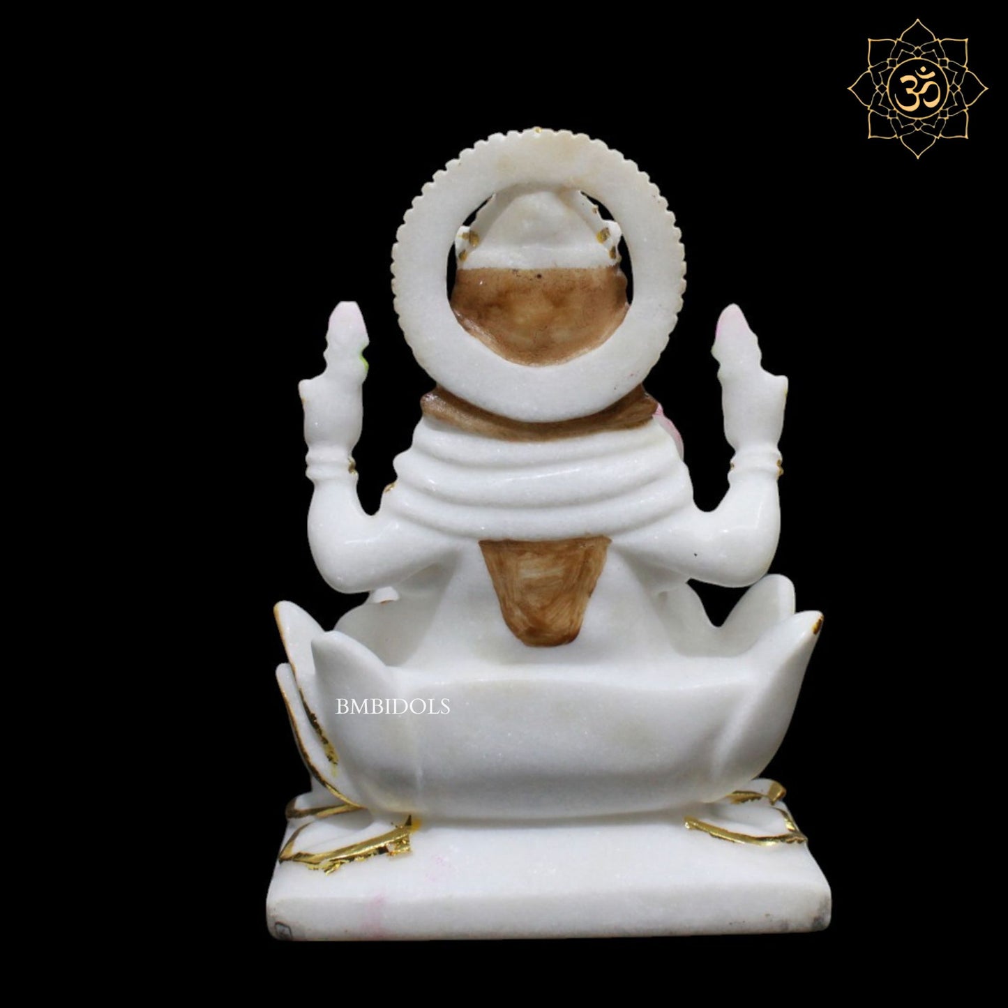 Lakshmi Maa Marble Murti for Homes and Temples in 9inches