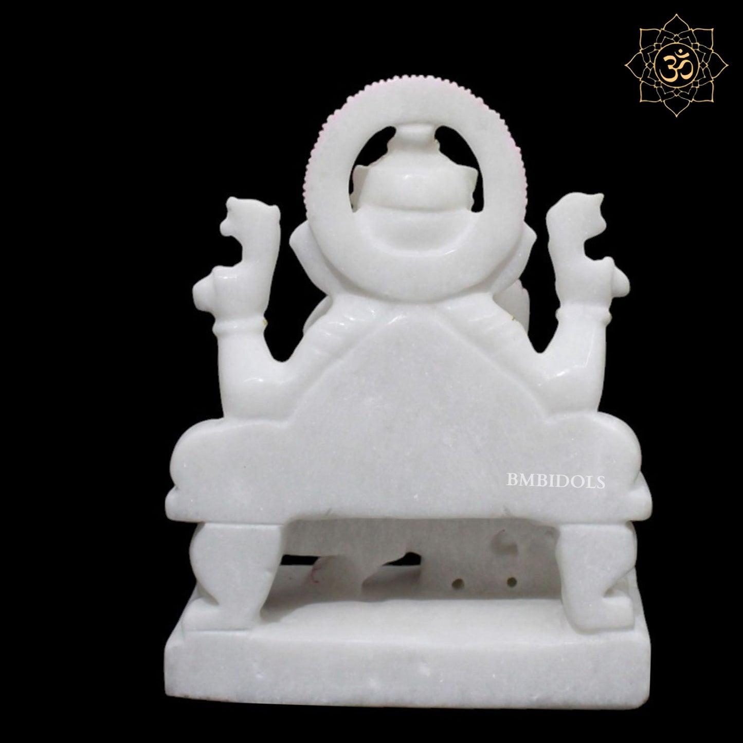 12inch Marble Ganesh Murti for Homes and Temples in Makrana Marble