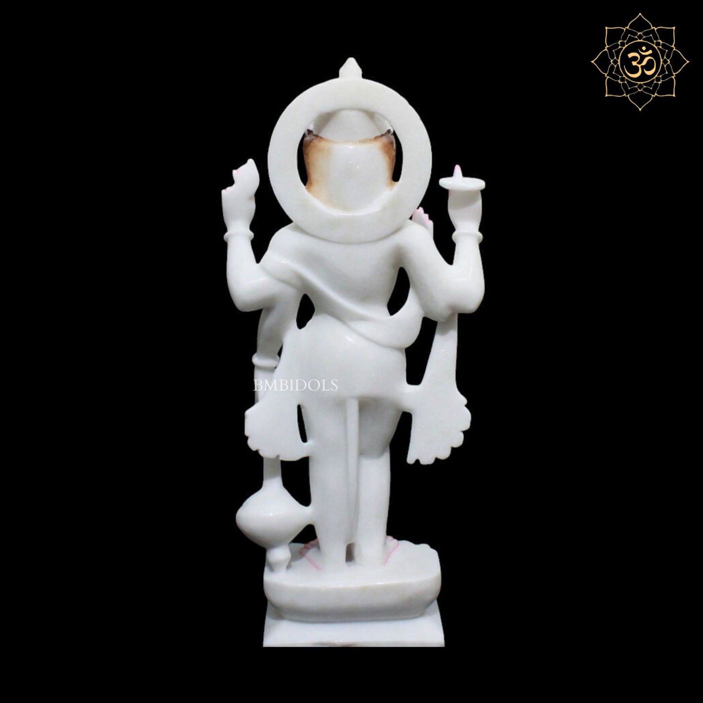 Lakshmi Narayan Marble Murti in 18inches for Homes and Temples