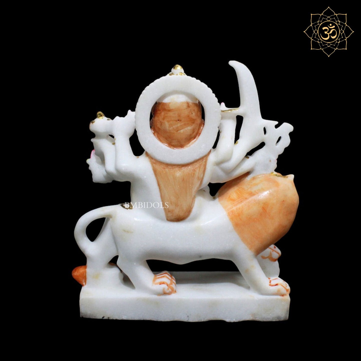 9inch Marble Durga Murti for Homes and Temples in Makrana Marble