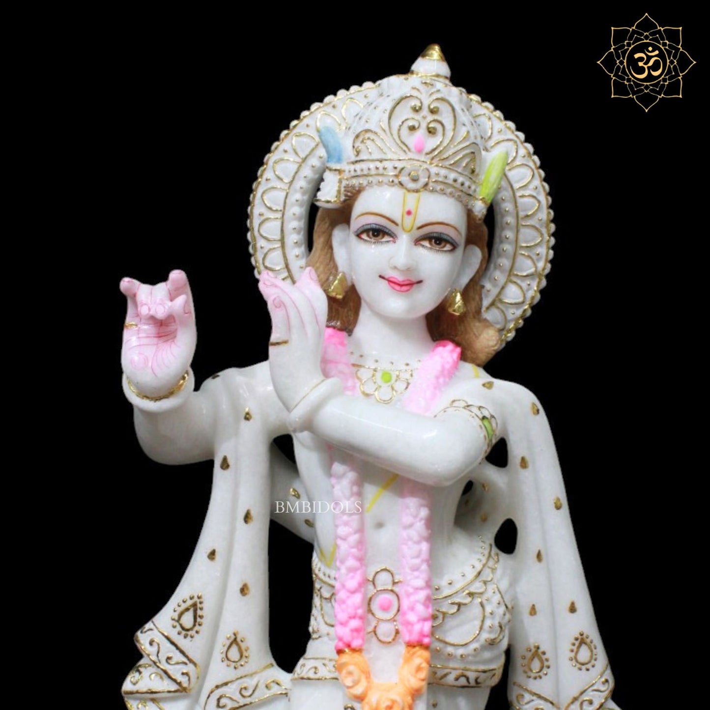 Radha Krishna Marble Murti for Homes and Temples in 24inches (2feet)