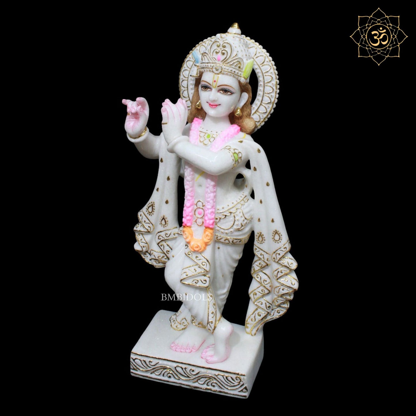 Radha Krishna Marble Murti for Homes and Temples in 24inches (2feet)