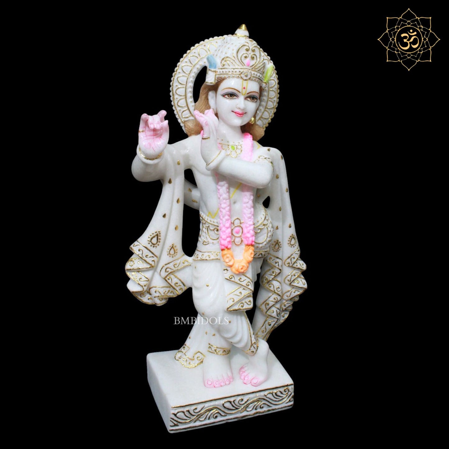 Radha Krishna Marble Murti for Homes and Temples in 24inches (2feet)