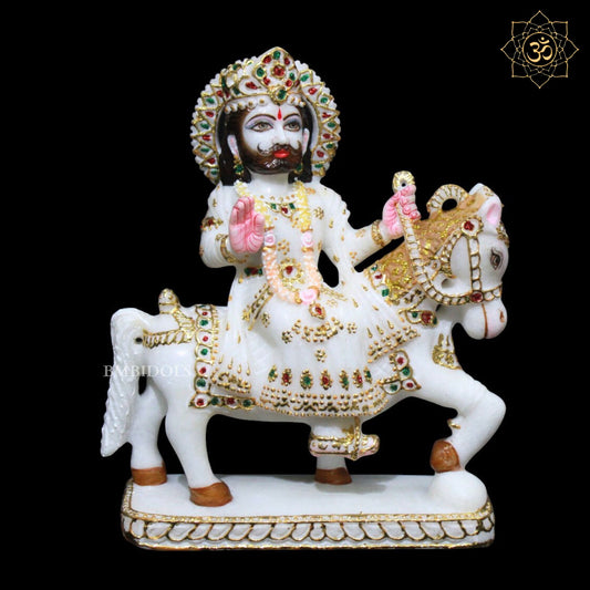 Ramdev Bhagwan Marble Murti for Homes and Temples in Makrana Marble