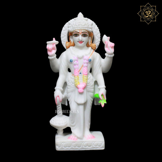 Marble Lakshmi Narayan Murti in Standing Posture in 9inches