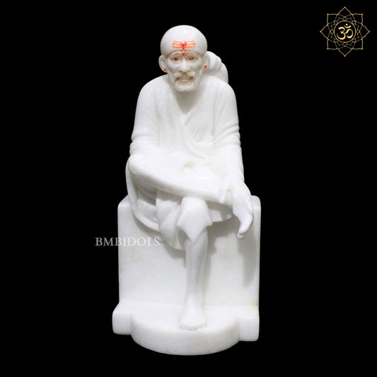 Shridi Sai Baba Marble Murti for Homes and Temples in 1feet