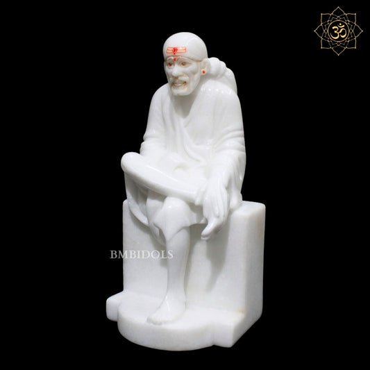 Shridi Sai Baba Marble Murti for Homes and Temples in 1feet