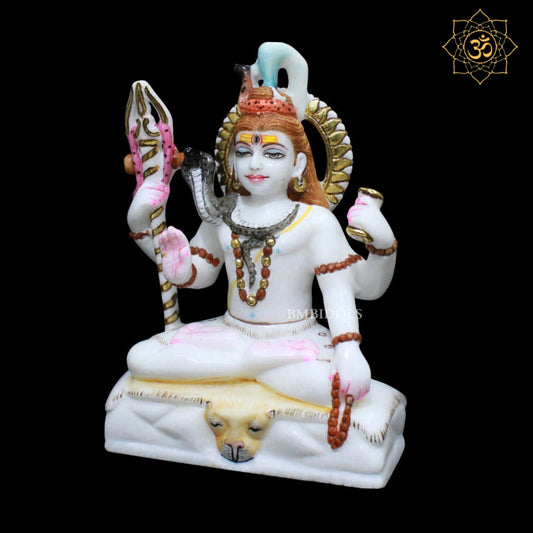 Shiva Marble Murti for Homes and Temples in 10inches