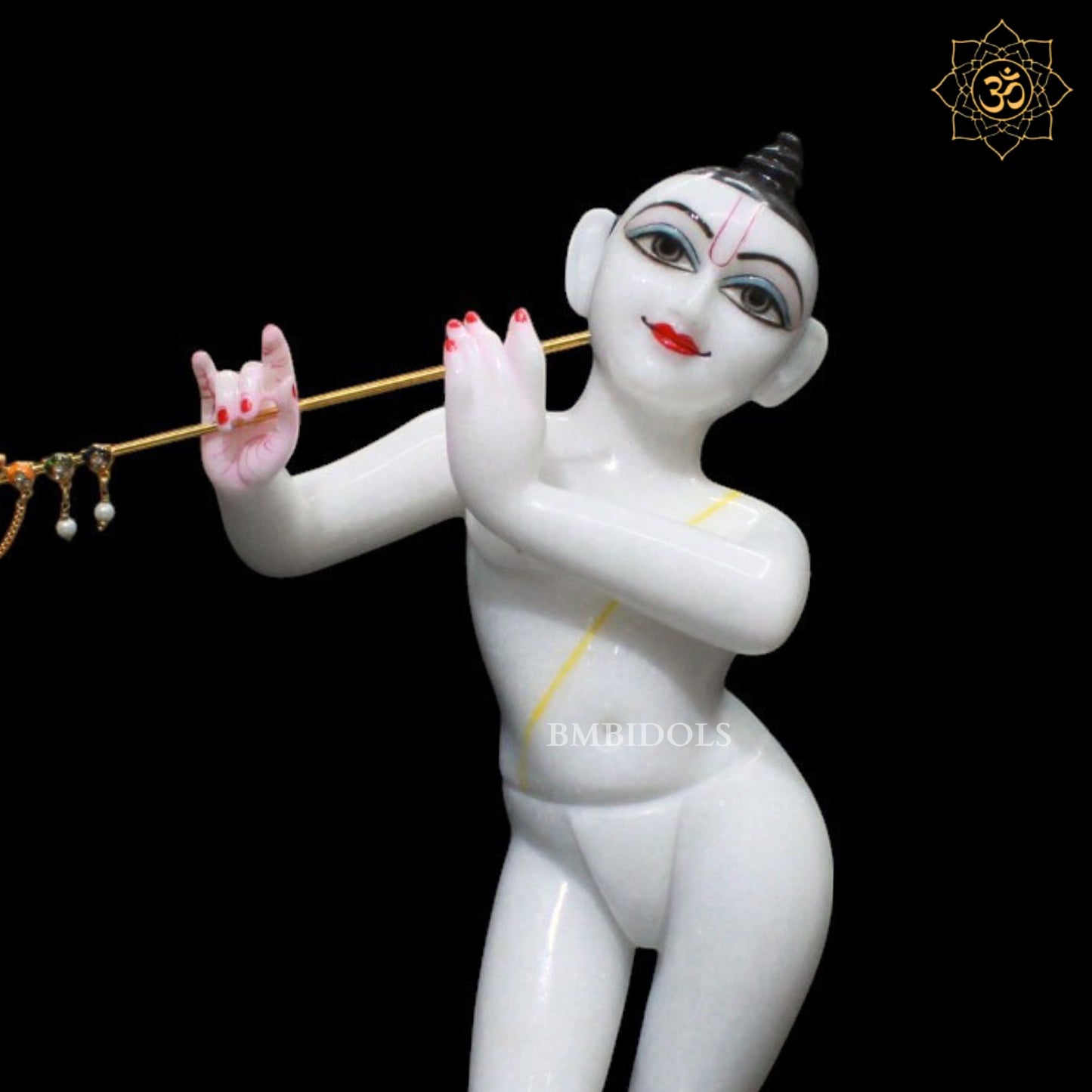 Iskcon Marble Radha Krishna Murti for Home and Mandirs in 18inches