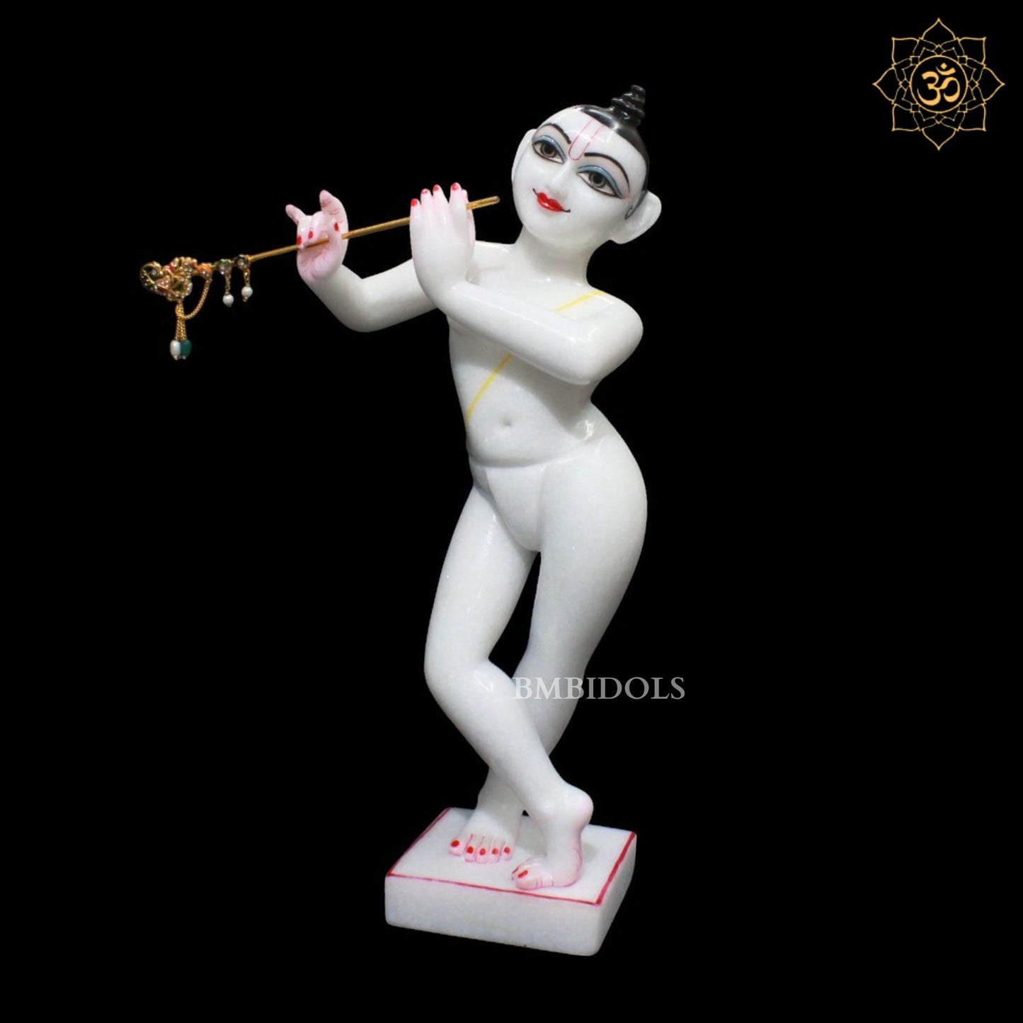 Iskcon Marble Radha Krishna Murti for Home and Mandirs in 18inches