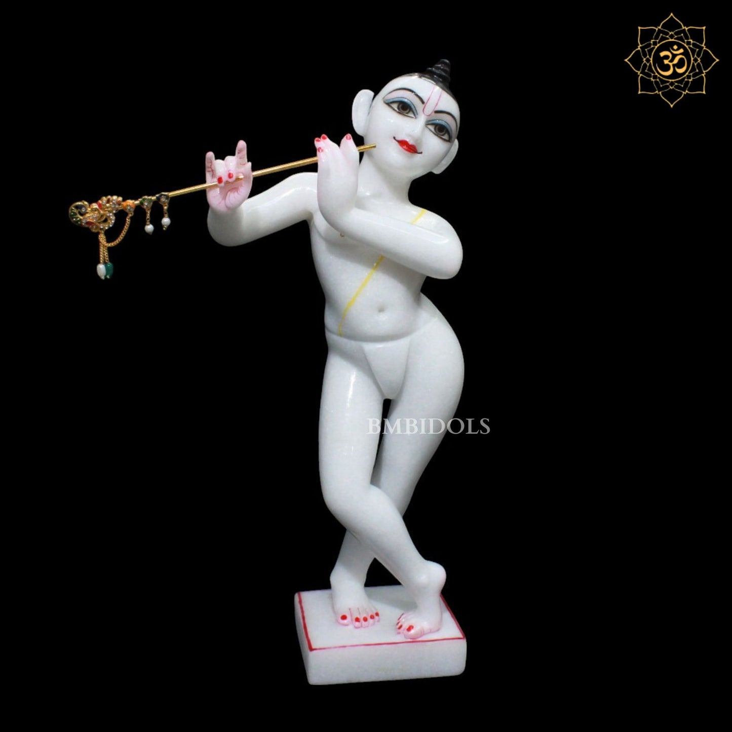 Iskcon Marble Radha Krishna Murti for Home and Mandirs in 18inches