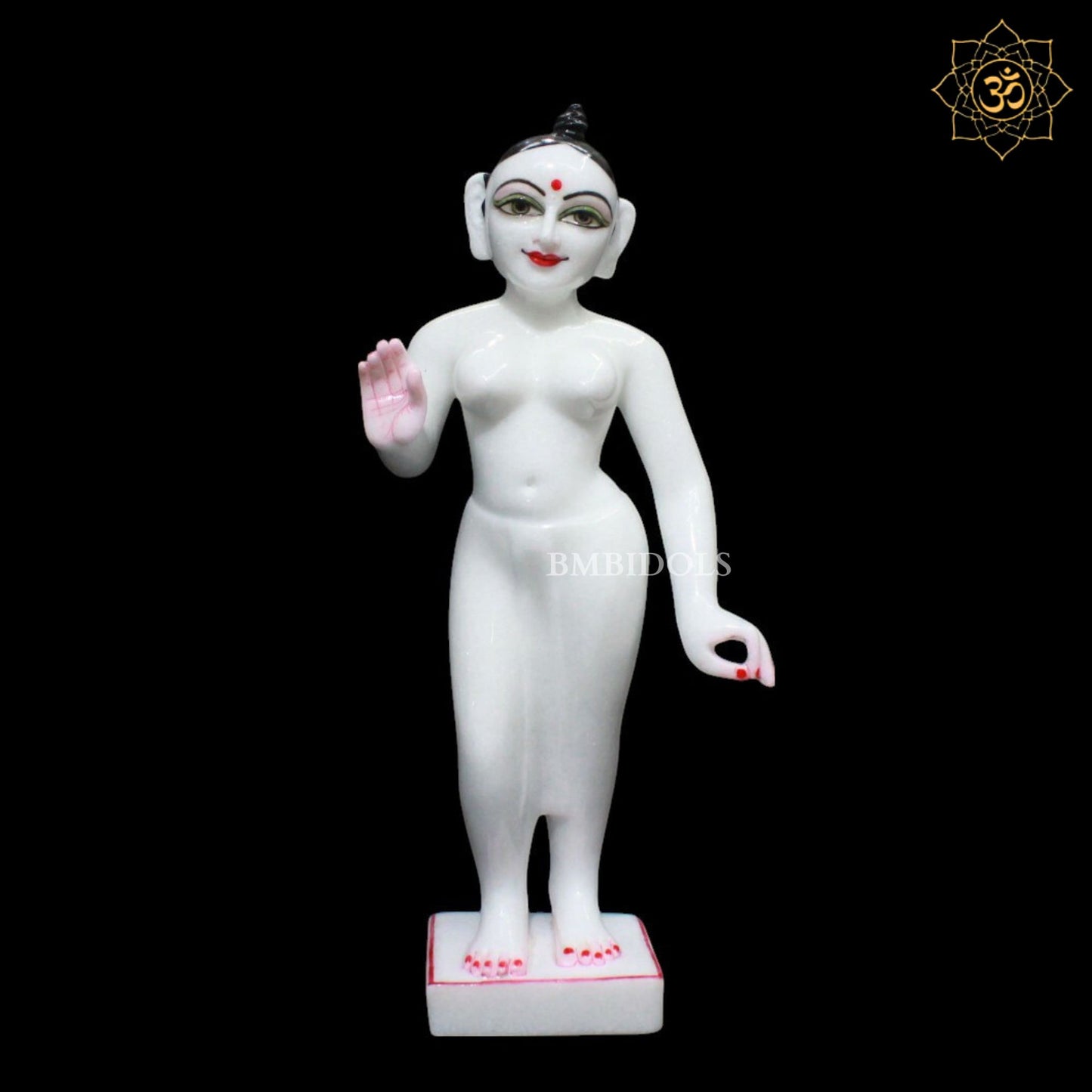 Iskcon Marble Radha Krishna Murti for Home and Mandirs in 18inches