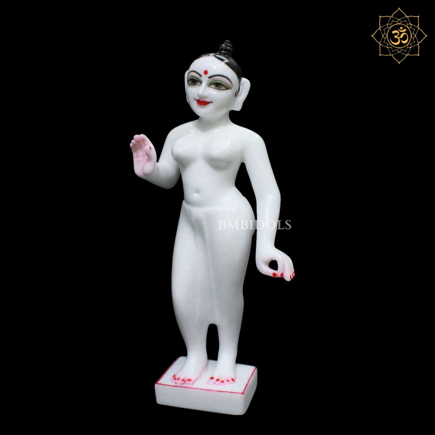 Iskcon Marble Radha Krishna Murti for Home and Mandirs in 18inches