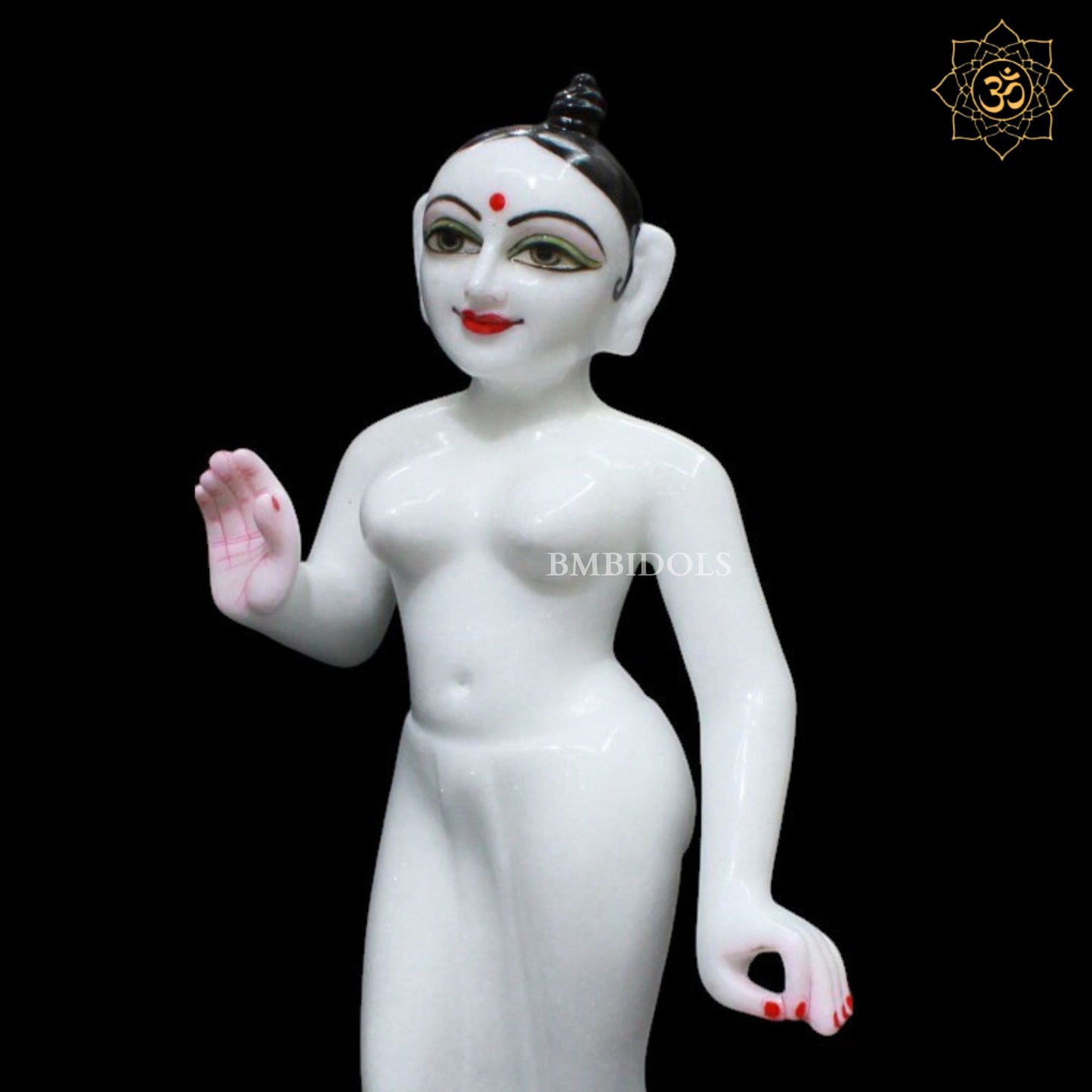 Iskcon Marble Radha Krishna Murti for Home and Mandirs in 18inches