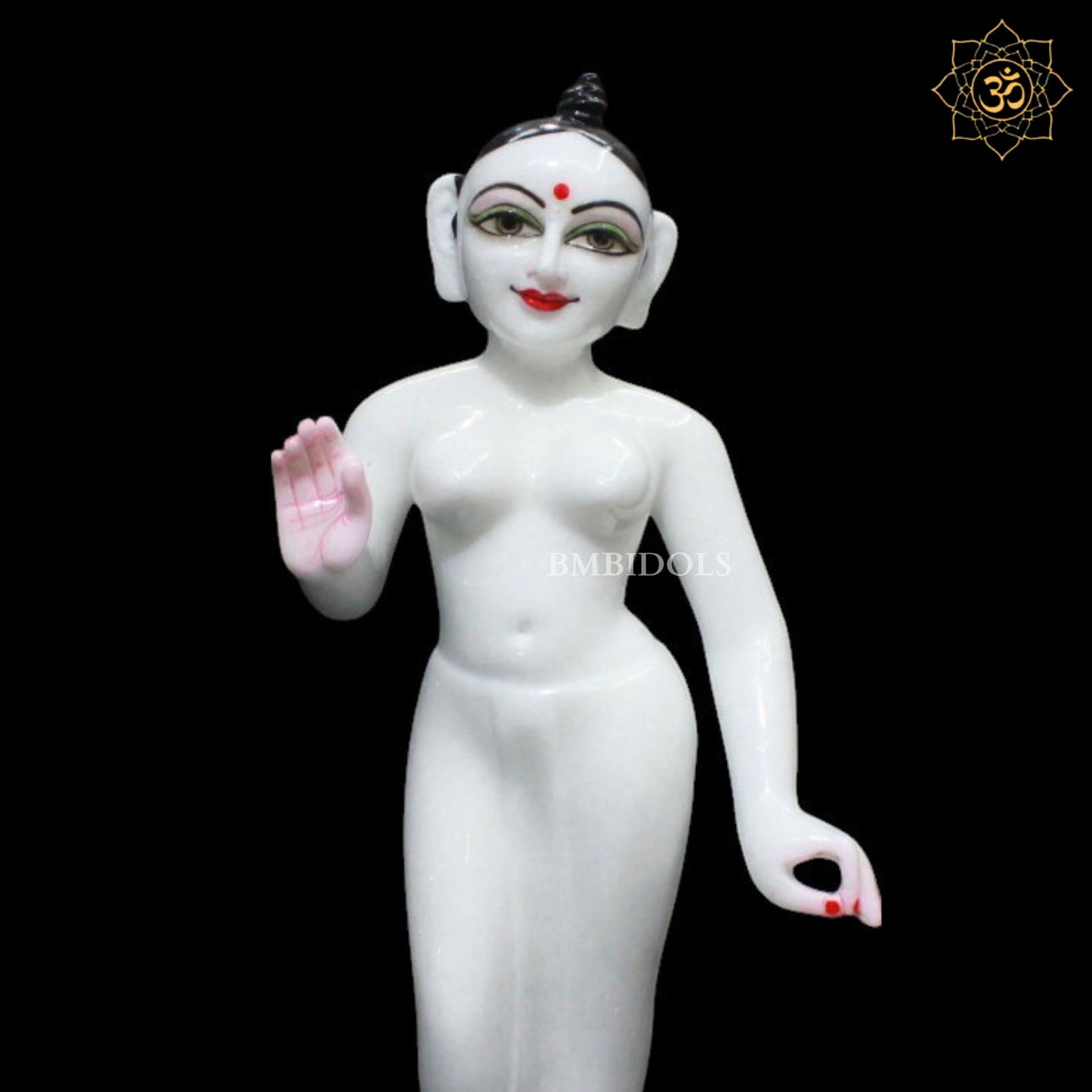Iskcon Marble Radha Krishna Murti for Home and Mandirs in 18inches
