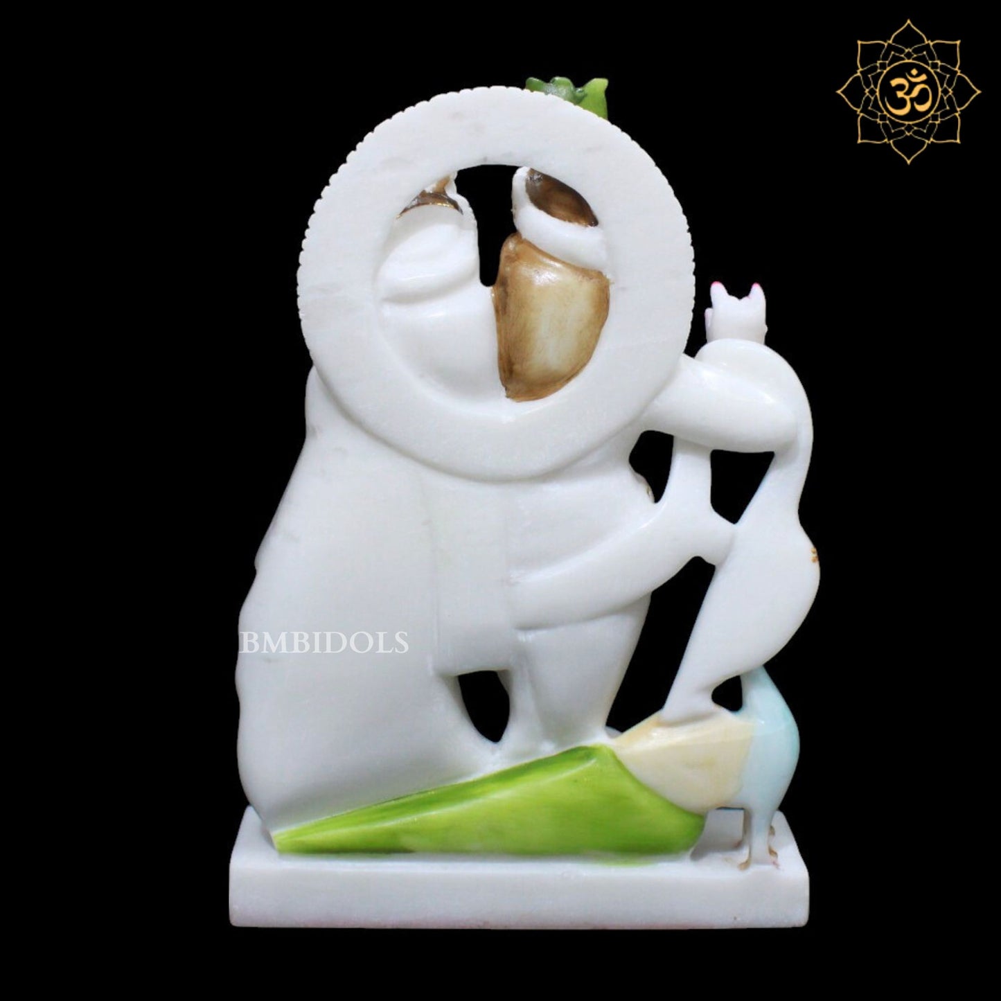 Jugal Radha Krishna Marble Murti for Home Mandirs 12inches