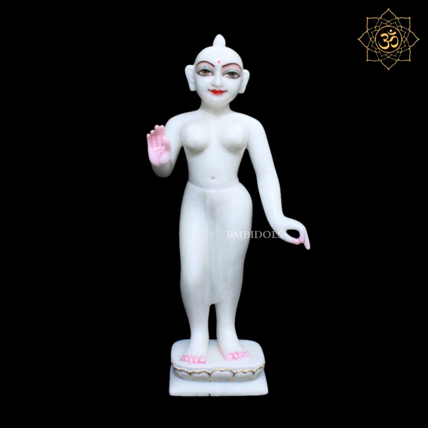 Iskcon Radha Krishna Marble Murti for Homes & Temples in 1.5feet