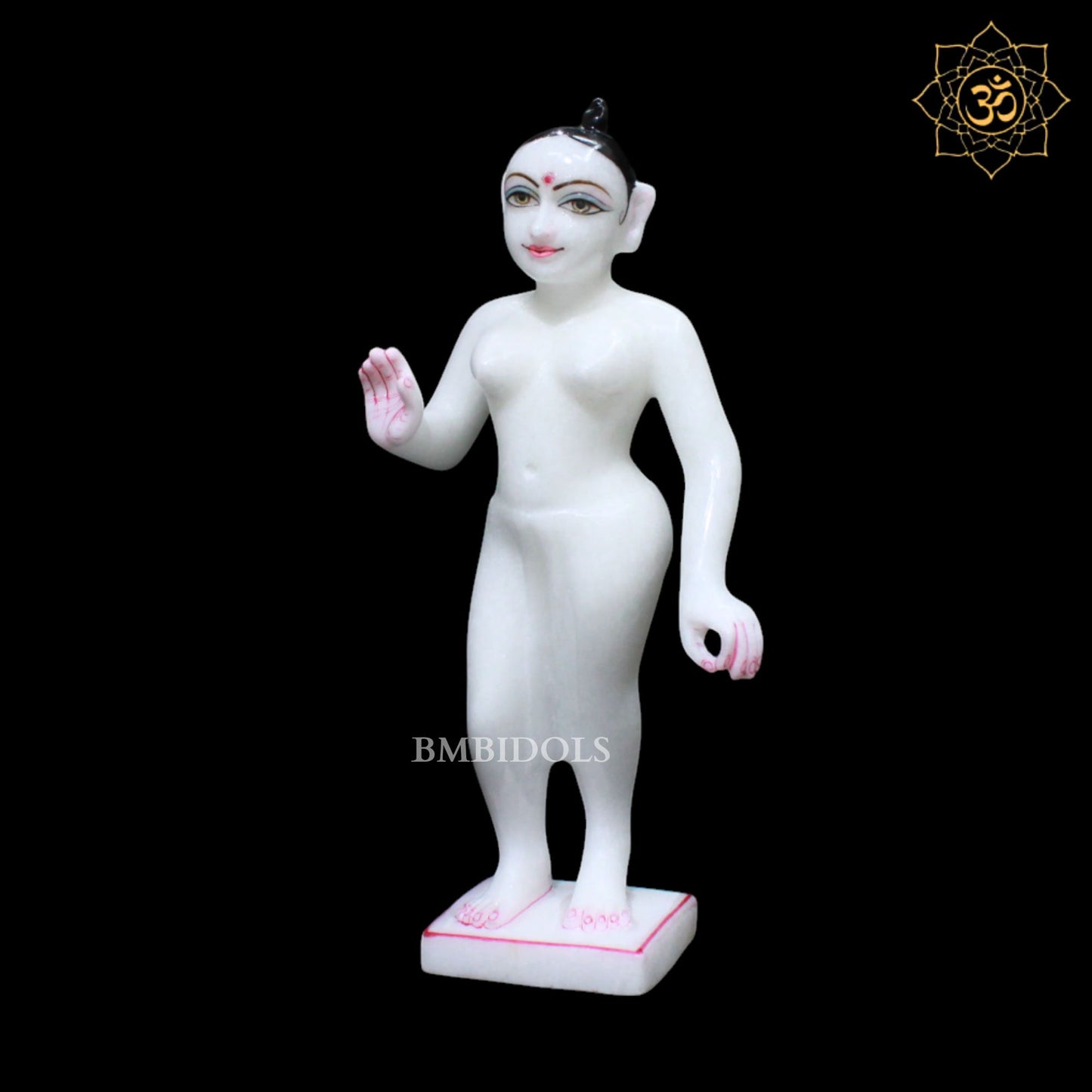 Iskcon Radha Krishna Marble Murti for Ghar Mandirs - 1feet