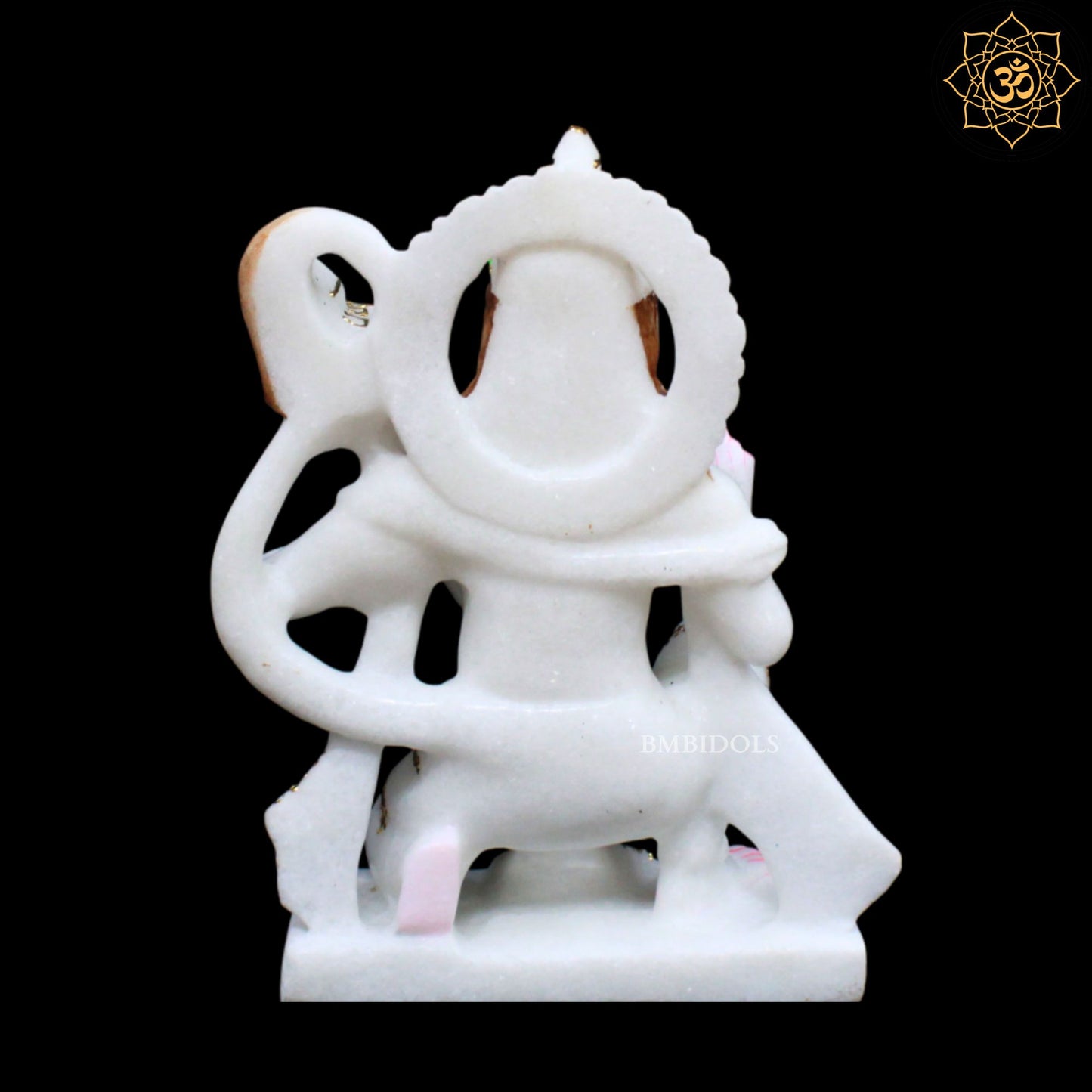 Ashirwad Hanuman Marble Statue in 9inches in Makrana Marble