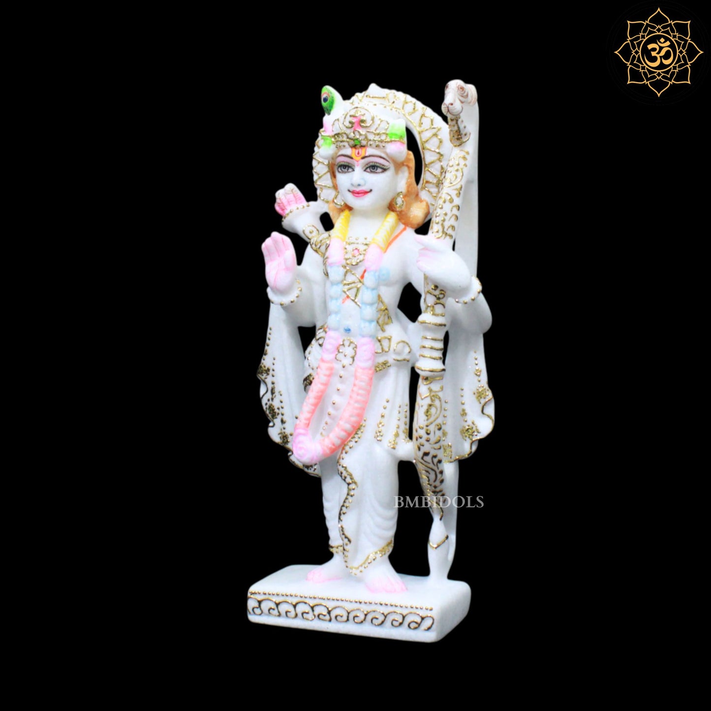 Ram Darbar Marble Murti for Homes and Temples in 12inches in Makrana Marble