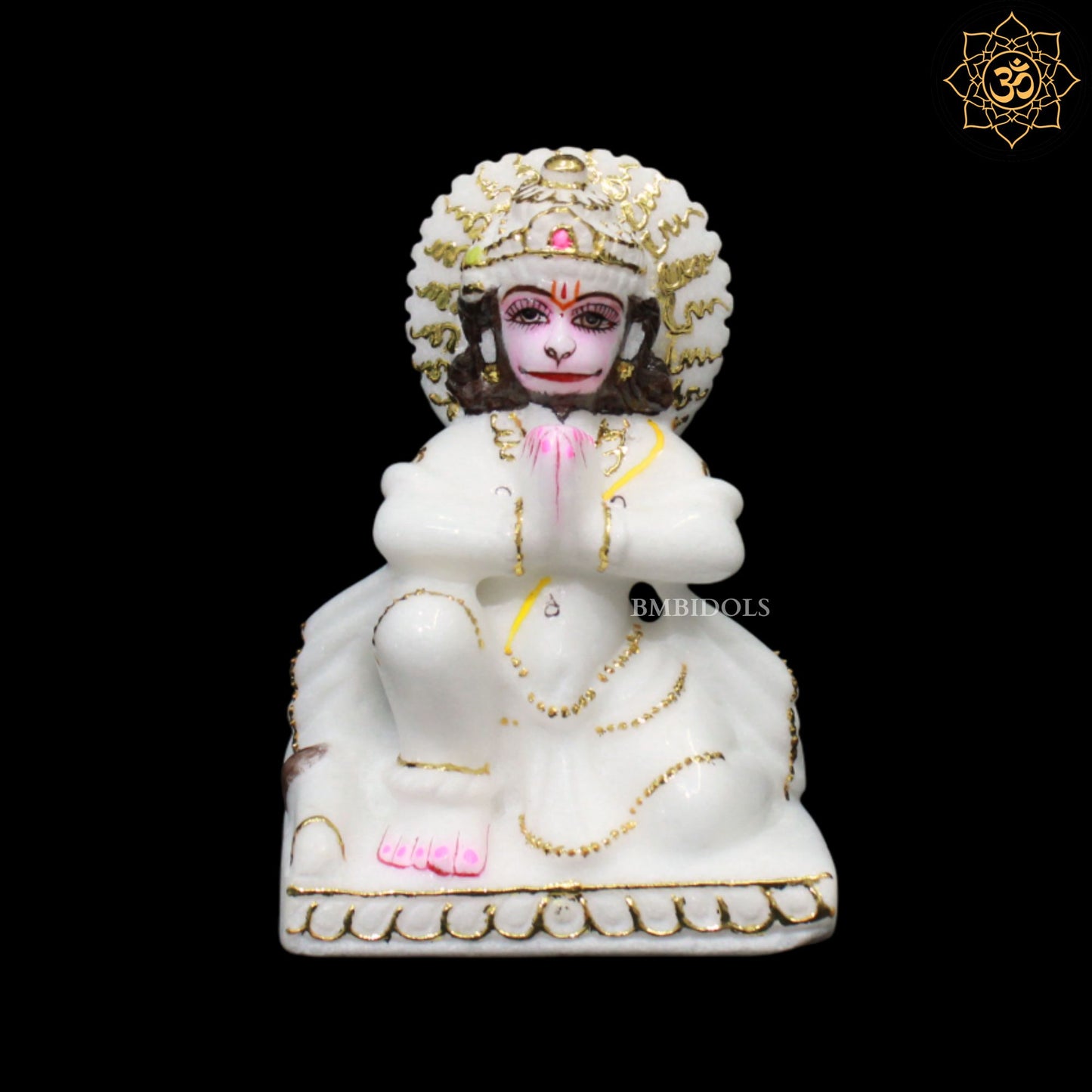 Ram Darbar Marble Murti for Homes and Temples in 12inches in Makrana Marble