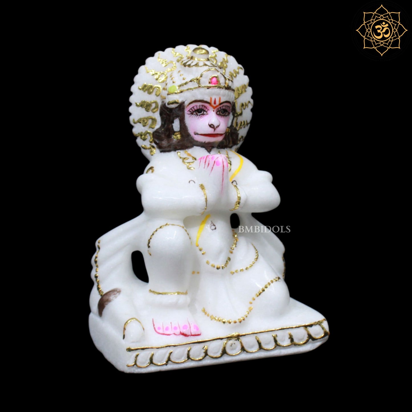 Ram Darbar Marble Murti for Homes and Temples in 12inches in Makrana Marble