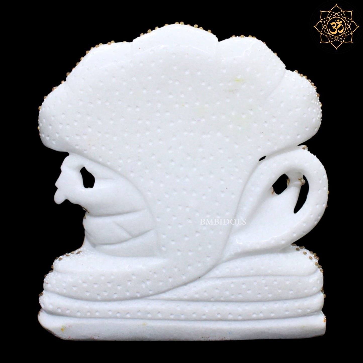 Lakshmi Narayan Marble Statue in Special Diamond Work in 12inches