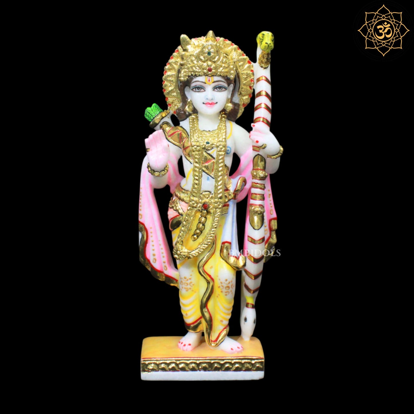 Ram Darbar Marble Statue for Homes and Temples in 1feet