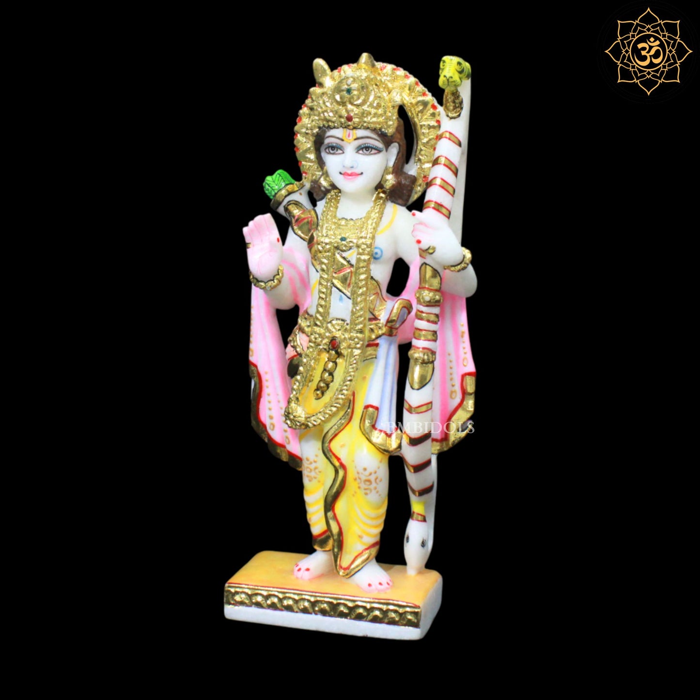 Ram Darbar Marble Statue for Homes and Temples in 1feet