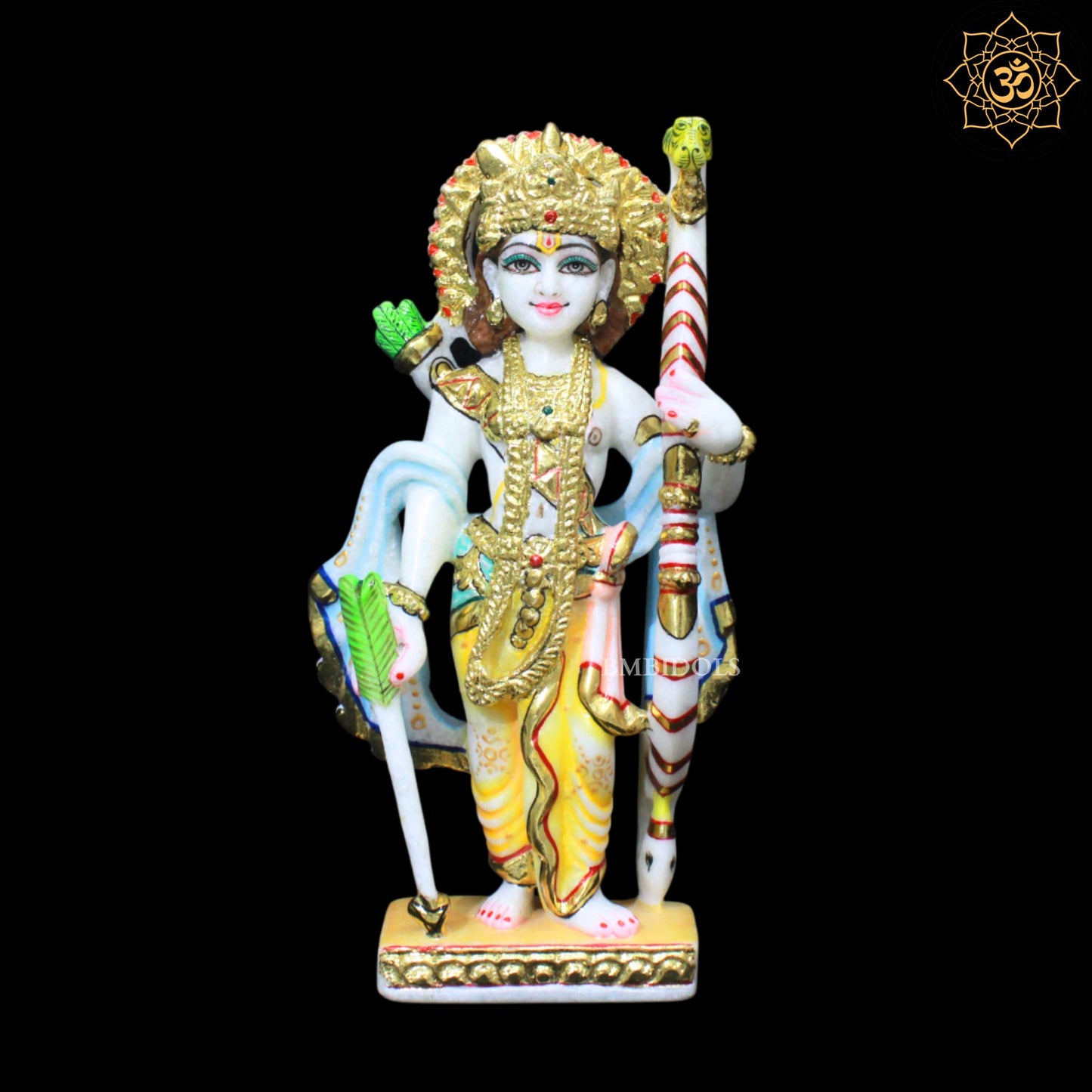 Ram Darbar Marble Statue for Homes and Temples in 1feet