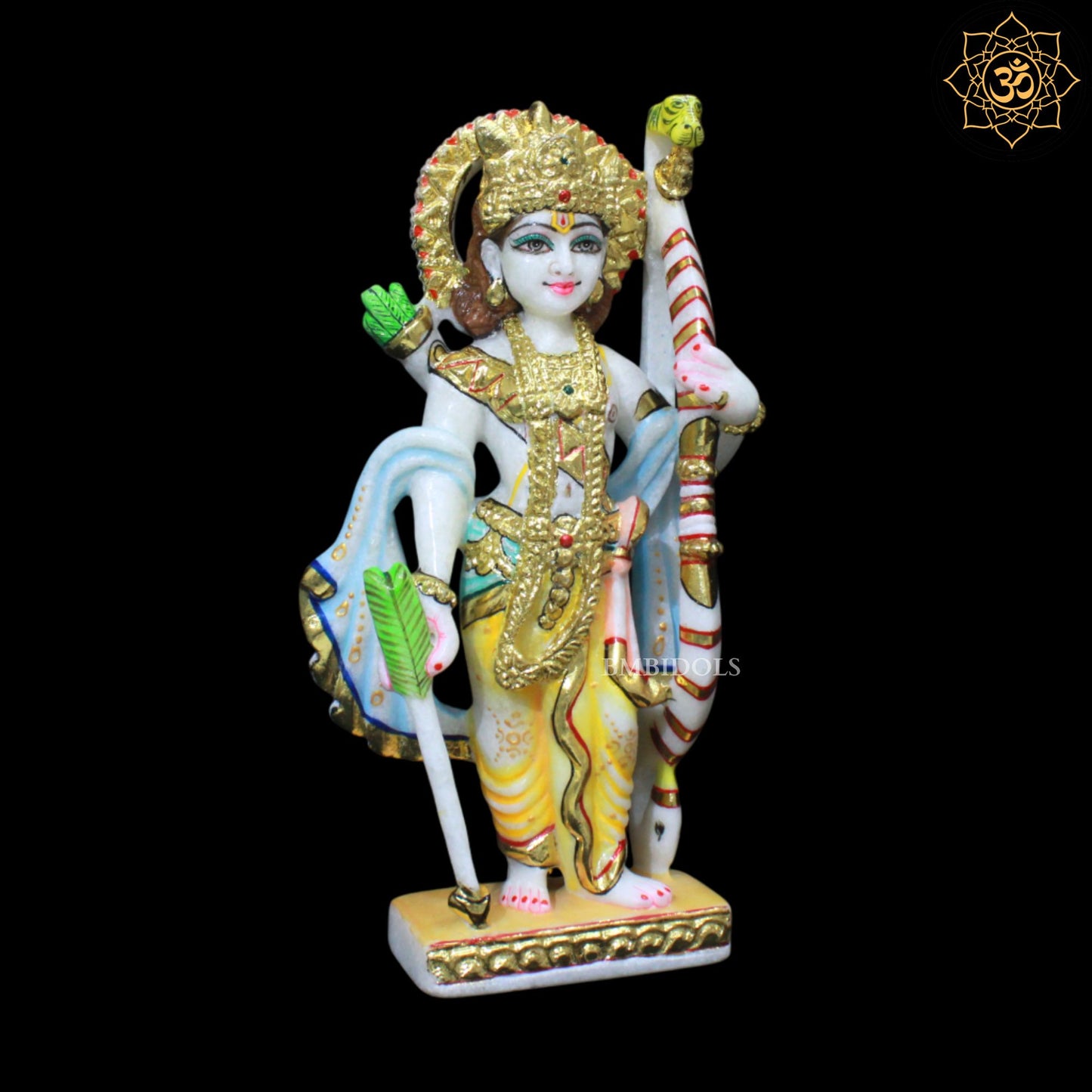 Ram Darbar Marble Statue for Homes and Temples in 1feet