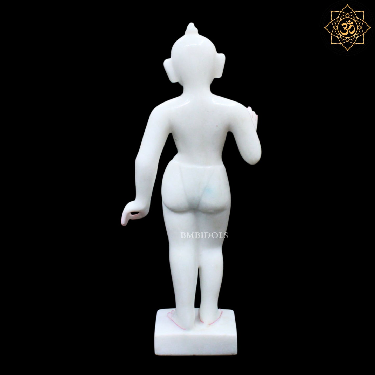 Marble Iskcon Radha Krishna Marble Idol in White Makrana Marble