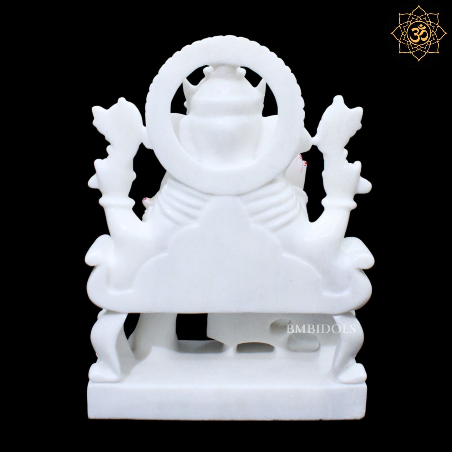 15inch Marble Ganesh Murti for Homes and Temples in Makrana Marble