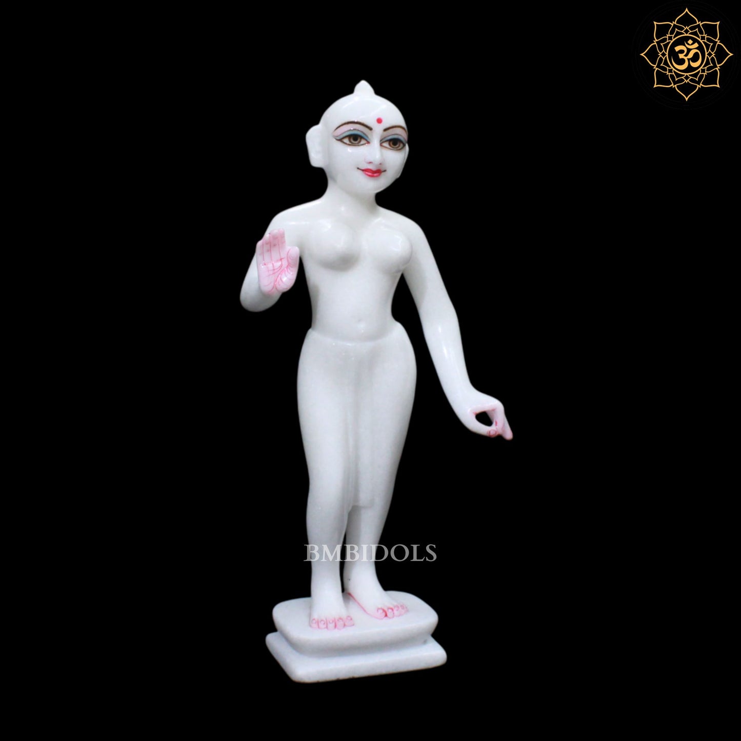 15inch Iskcon Radha Krishna Marble Murti in Makrana Marble