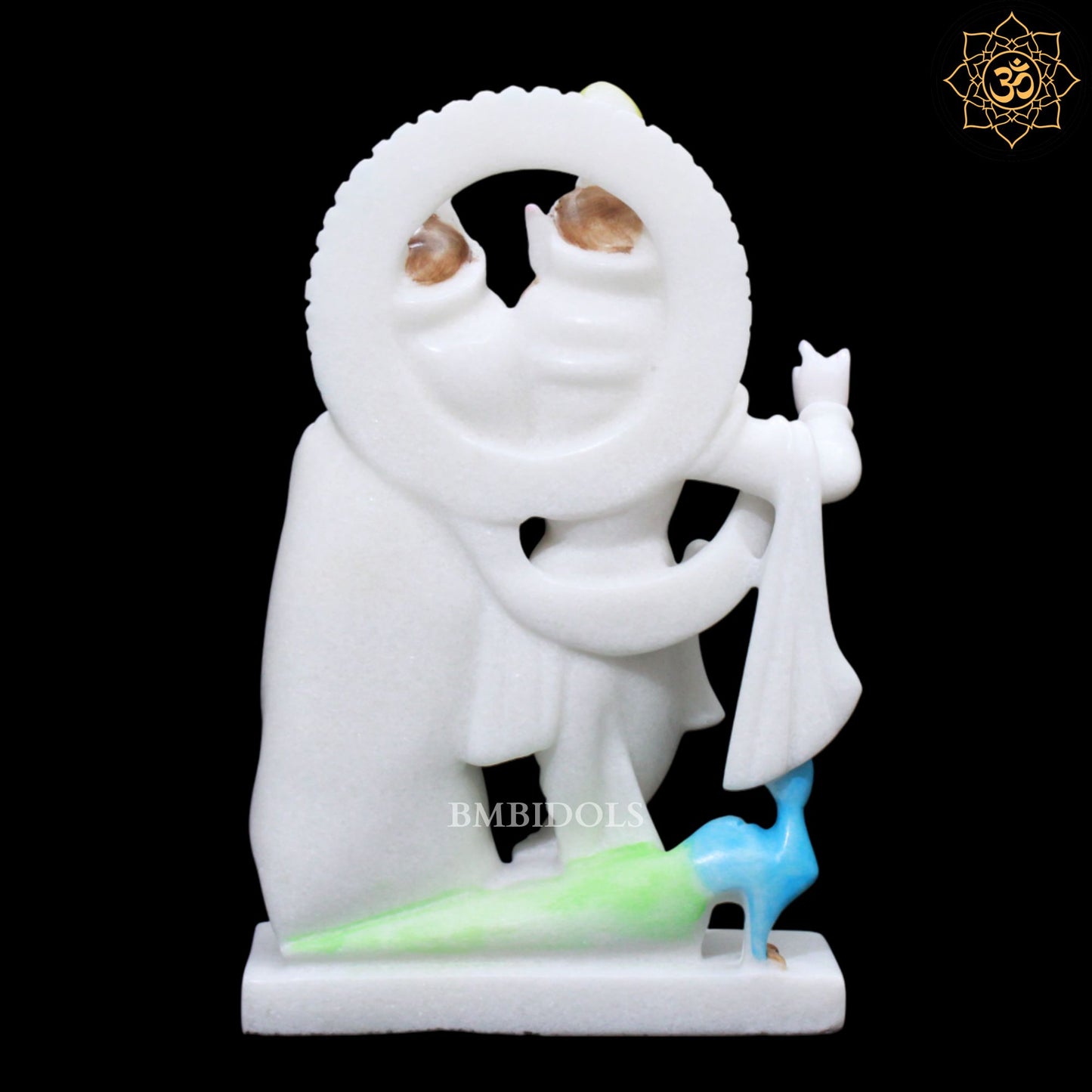 Jugal Radha Krishna Marble Statue for Ghar Mandirs in 1feet