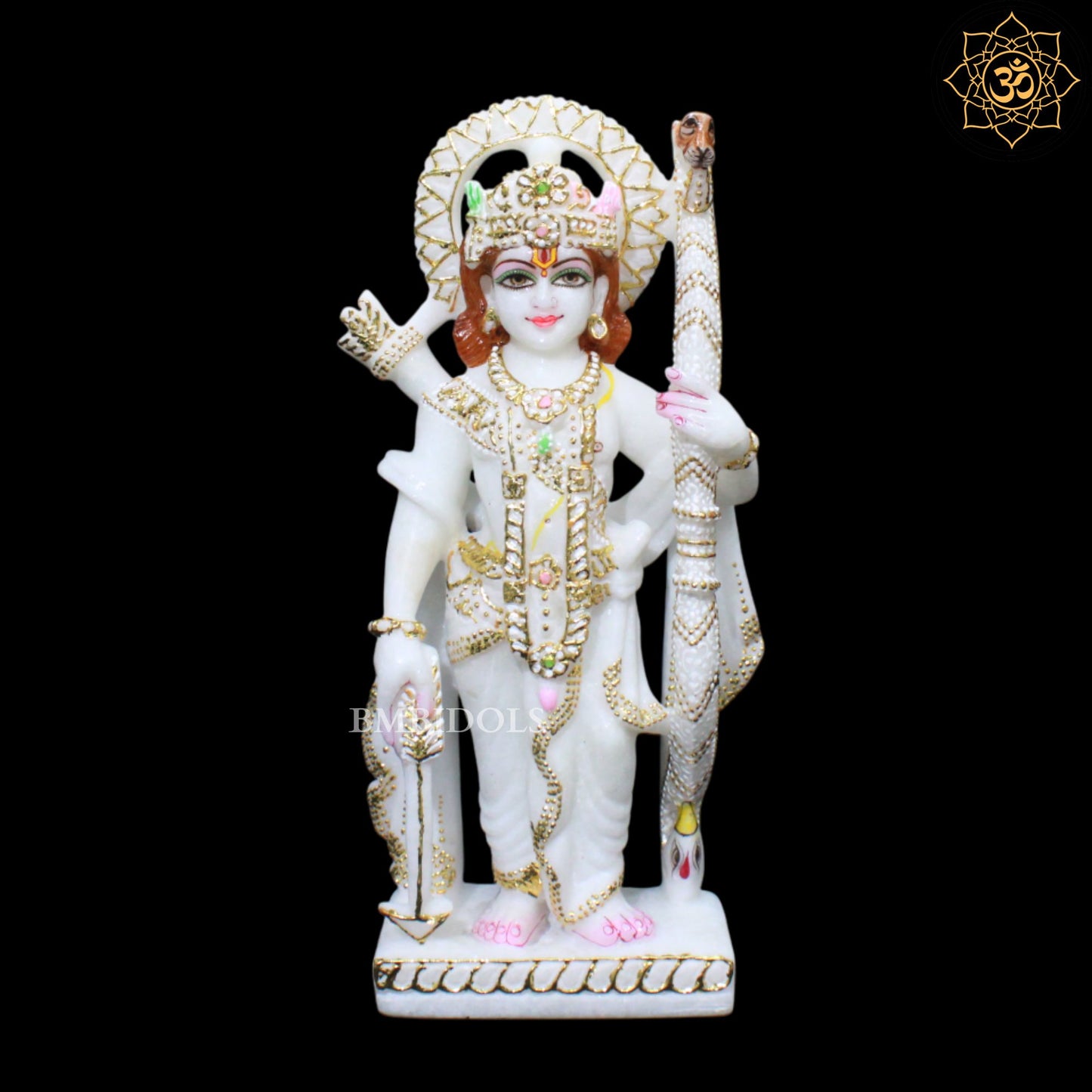 Ram Darbar Marble Idol for Pooja in Ghar Mandirs in 1feet