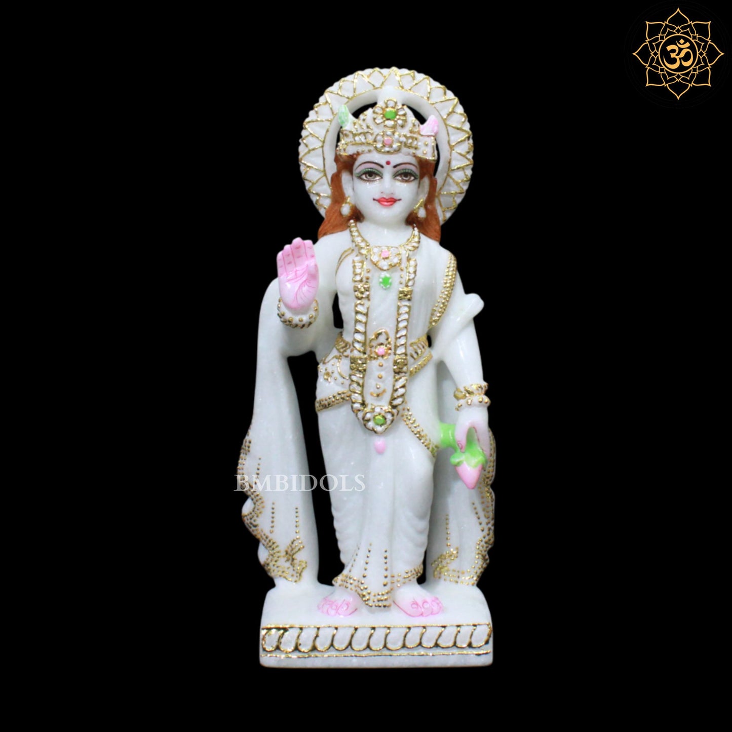 Ram Darbar Marble Idol for Pooja in Ghar Mandirs in 1feet
