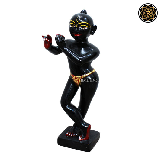 Marble Krishna Statue in Radha Raman Style in 12inches