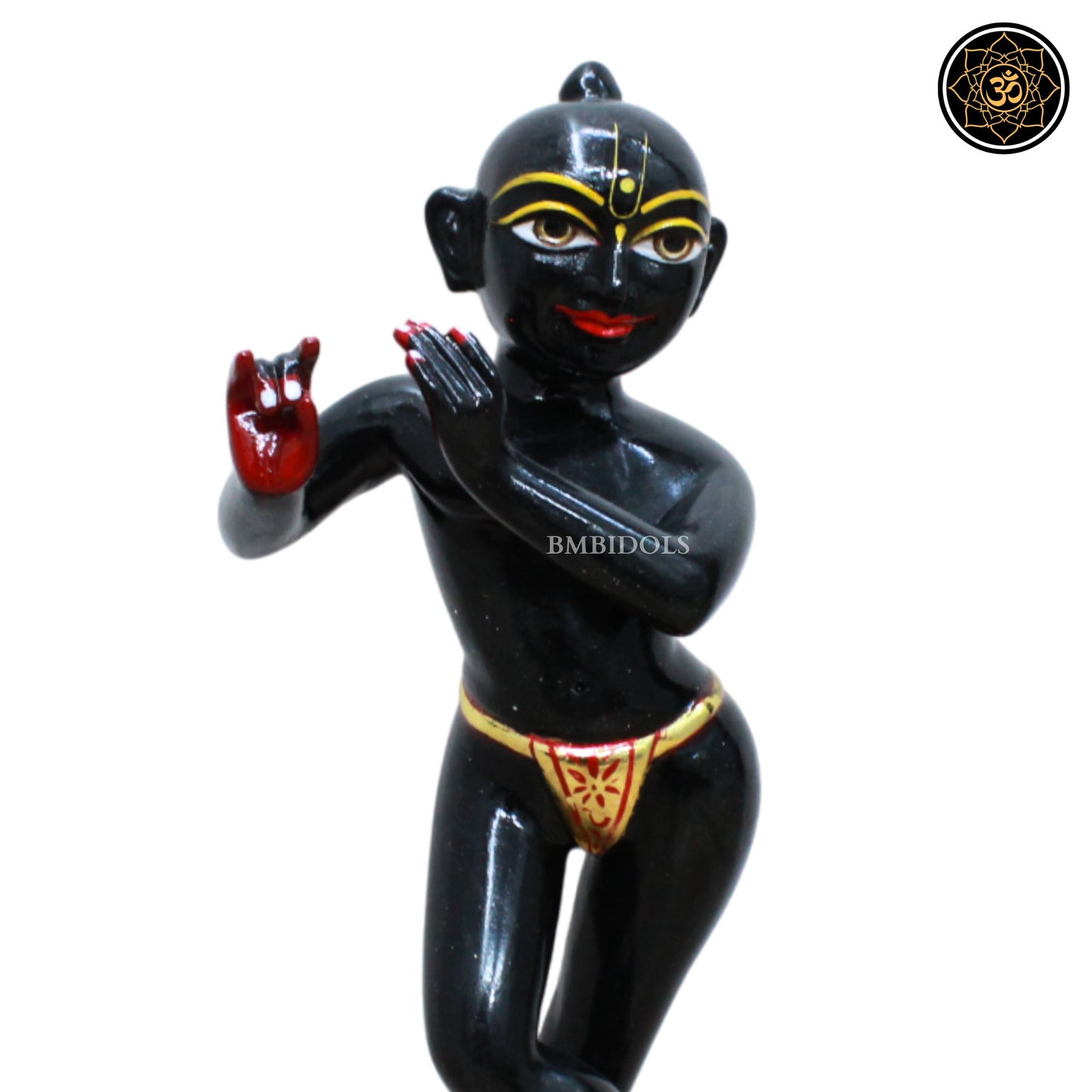 Marble Krishna Statue in Radha Raman Style in 12inches
