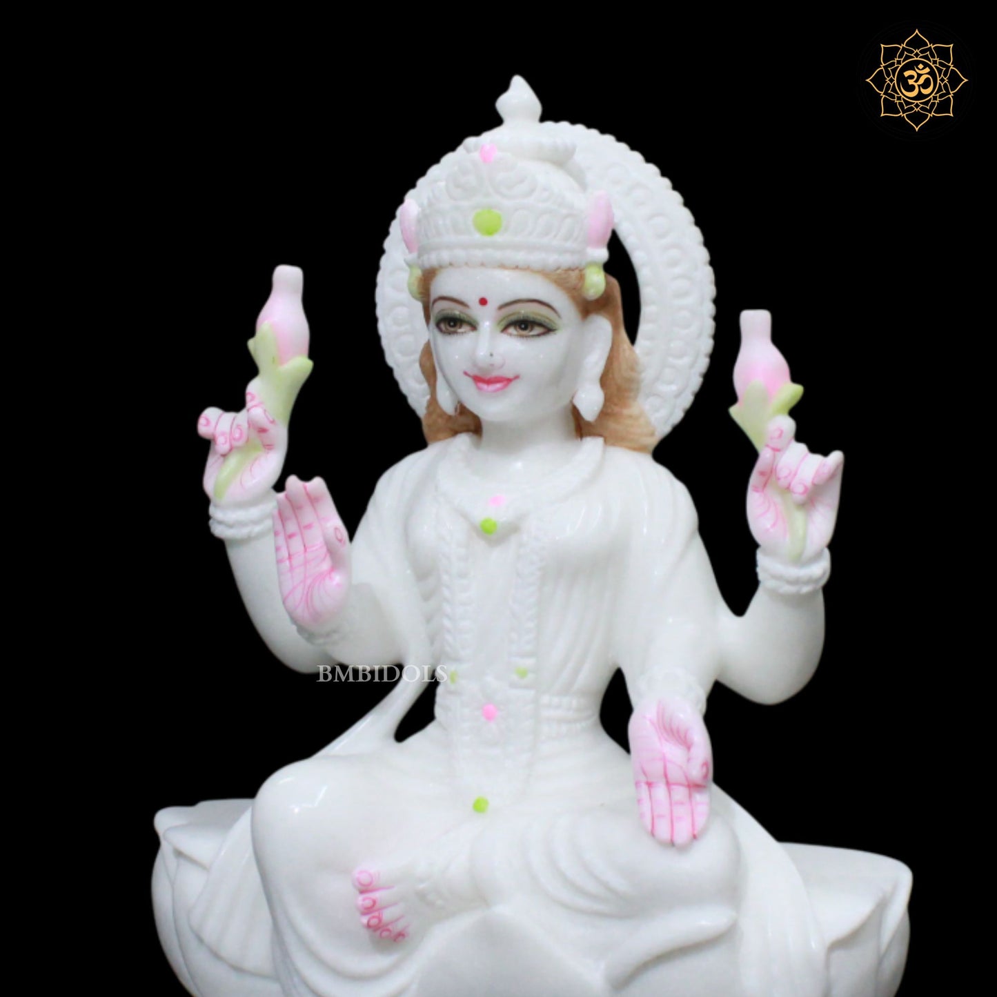 Lakshmi Maa Murti in Makrana Marble for Homes and Temples in 1feet