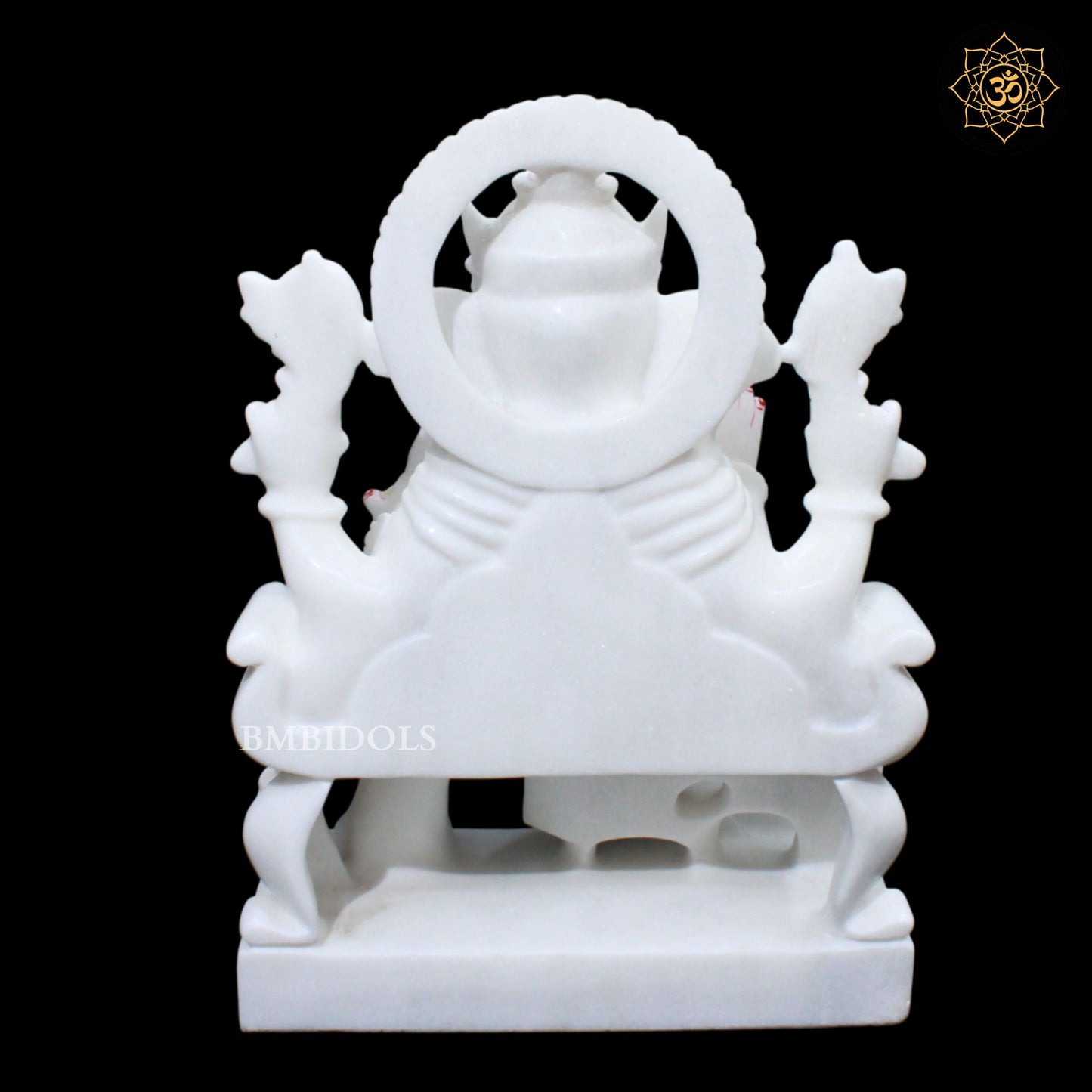 15inch Marble Ganpati Murti for Homes and Temples Makrana Marble