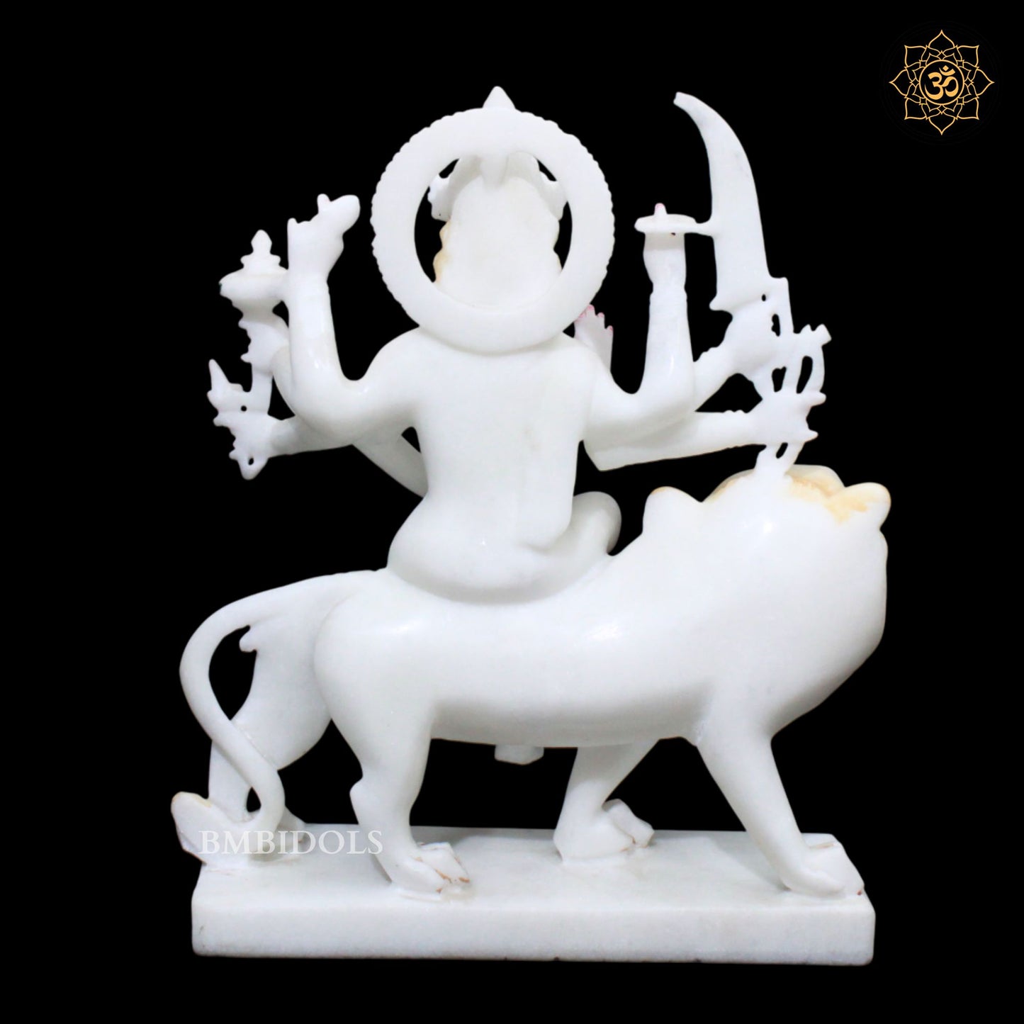 9inch Durga Marble Murti for Ghar Mandirs and Temples