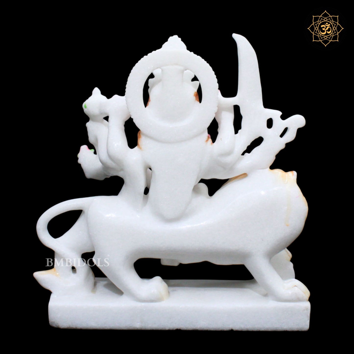 Durga Maa Marble Murti for Home Mandirs in 9inches