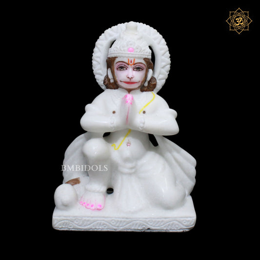Das Hanuman Marble Murti in 9inches
