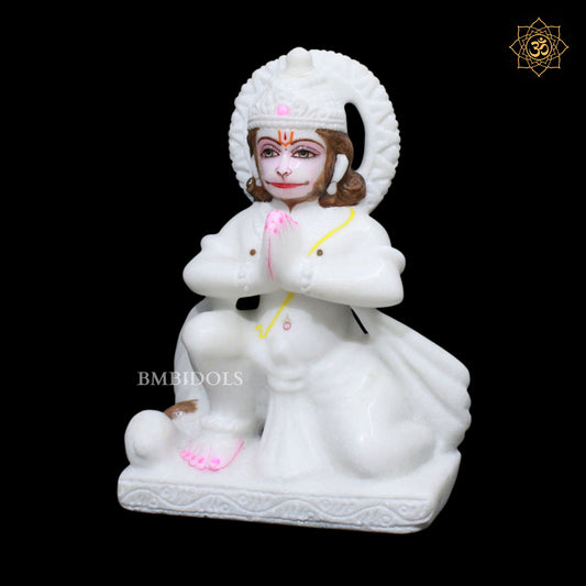 Das Hanuman Marble Murti in 9inches