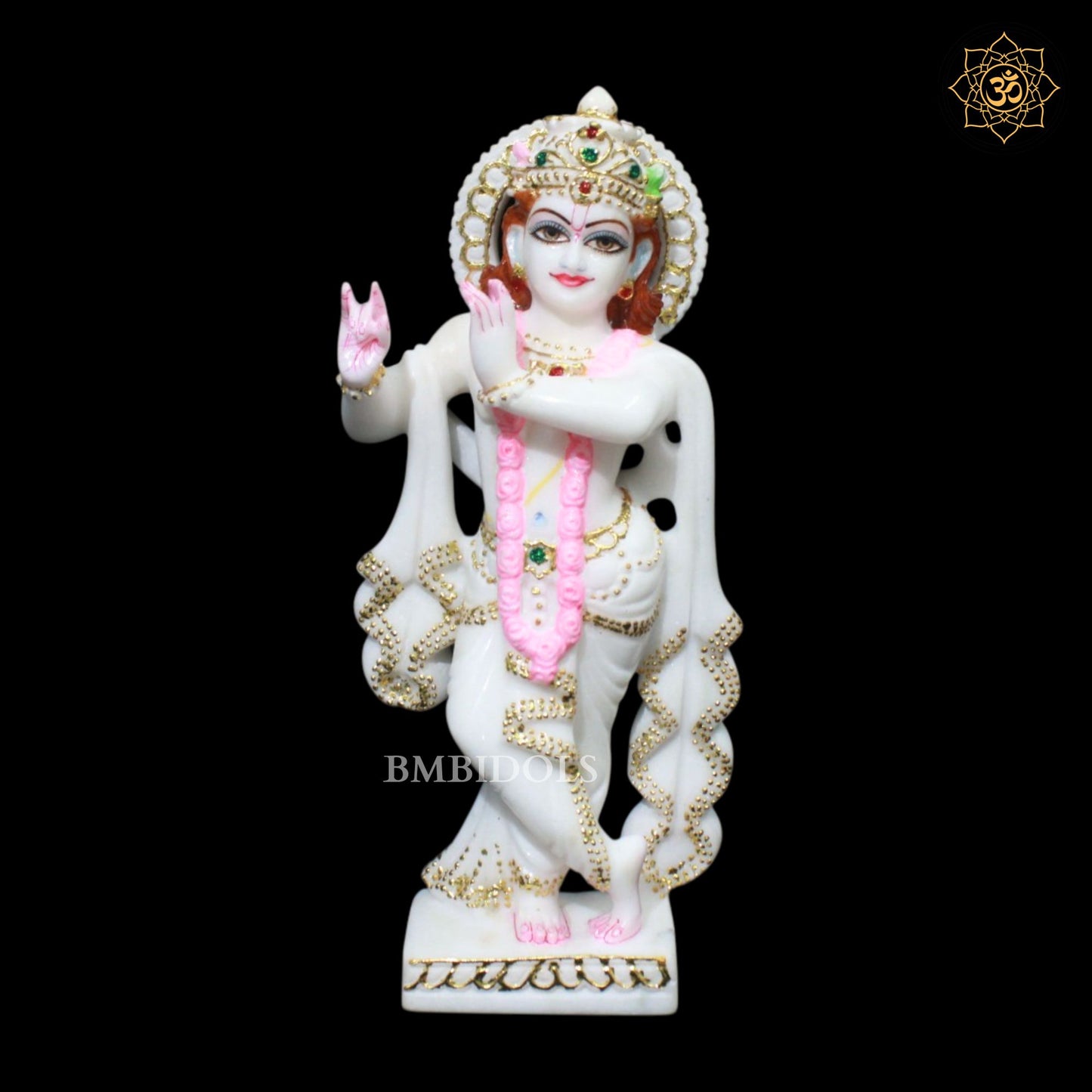Radha Krishna Bhagwan Marble Murti in 1feet