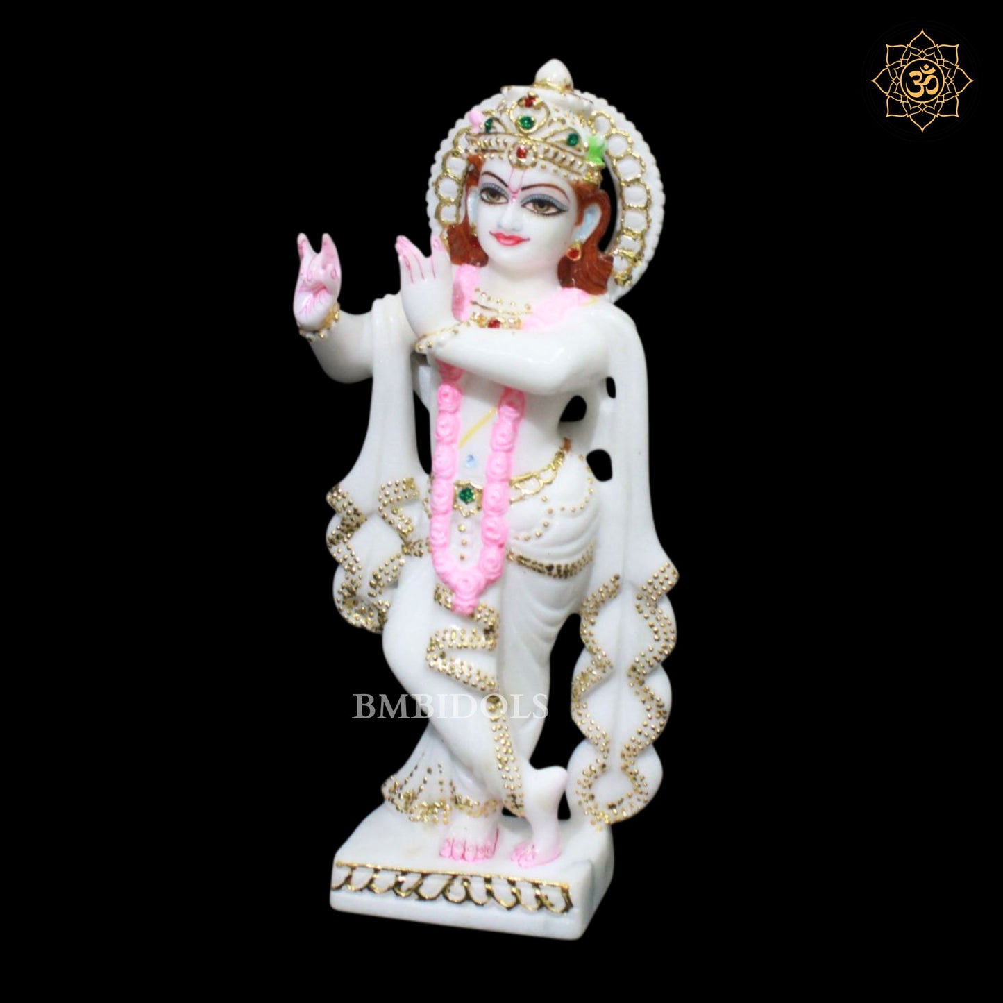 Radha Krishna Bhagwan Marble Murti in 1feet