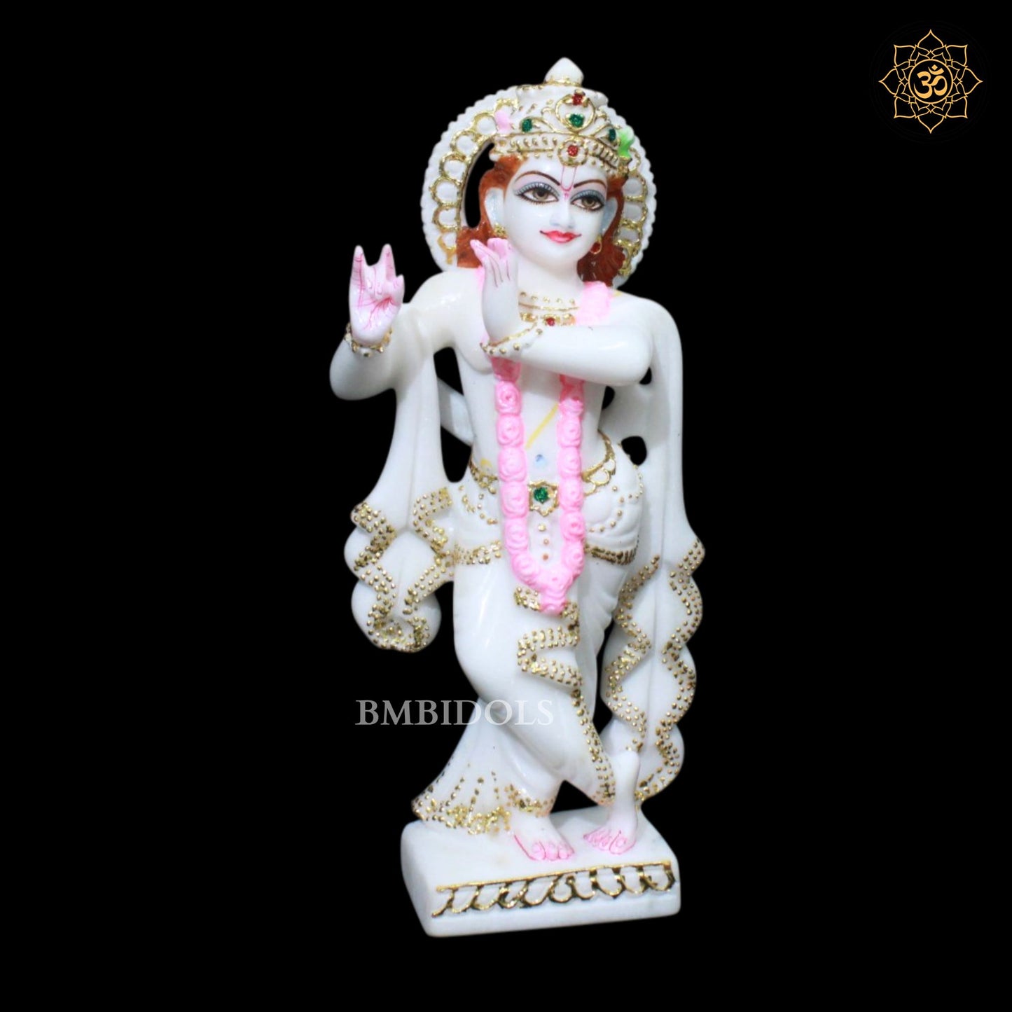 Radha Krishna Bhagwan Marble Murti in 1feet