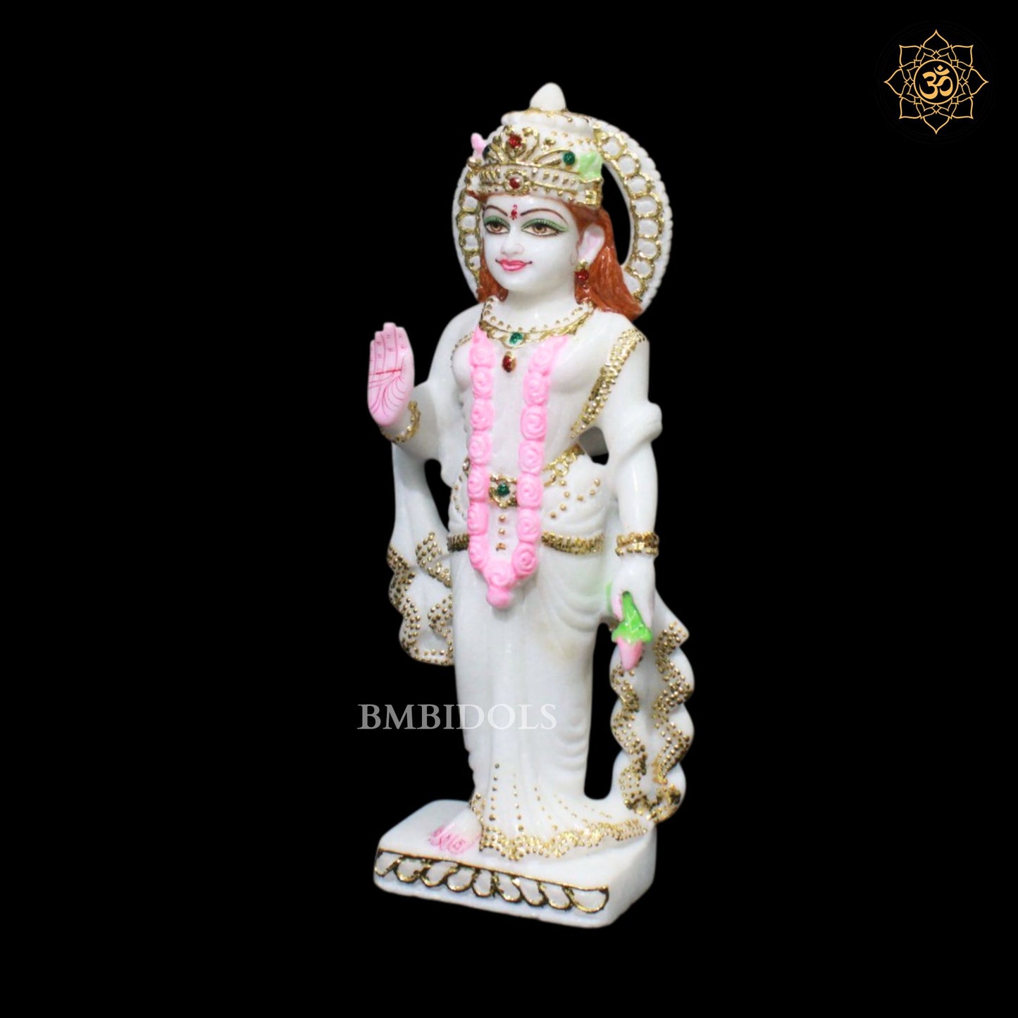 Radha Krishna Bhagwan Marble Murti in 1feet